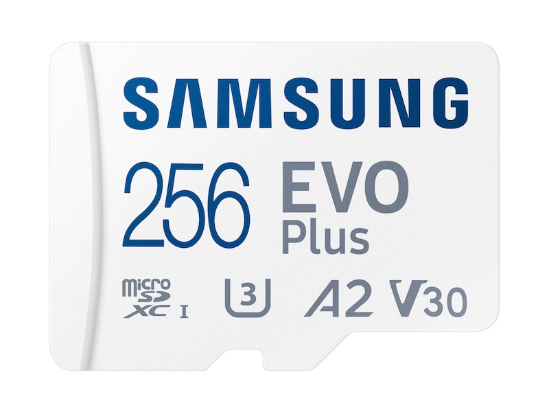 Samsung EVO Plus 256GB microSDXC memory Card up to 130MB/s C10 U3 4K MB-MC256KA