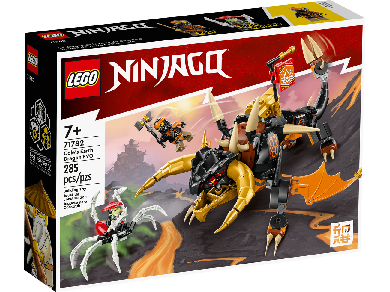 LEGO Ninjago Series 71782 Cole's Earth Dragon EVO