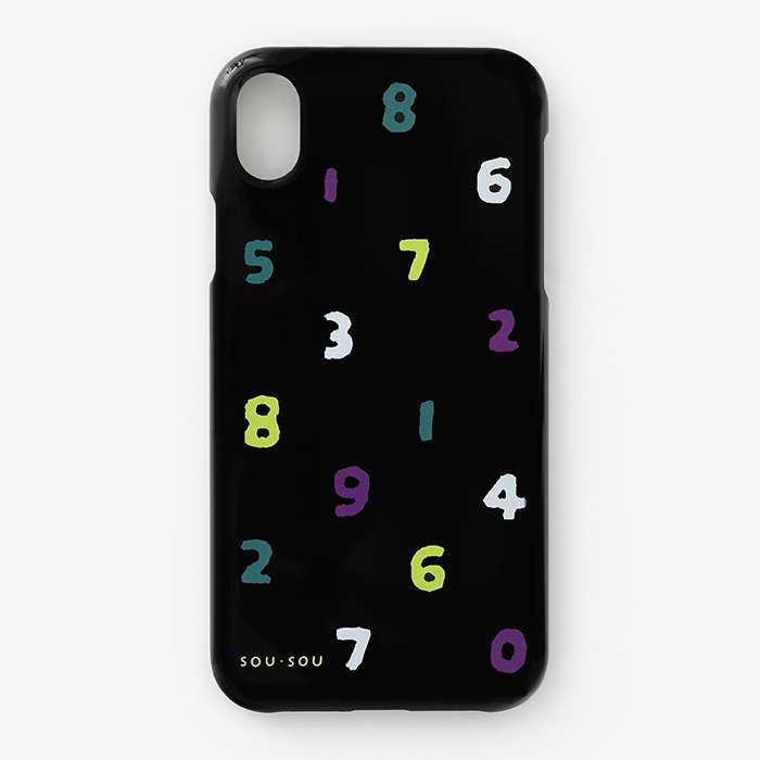 SO-SU-U IPhone XR Cover Case SO-SU-U 4-color Black (Yonmi Nurebairo) - Made in Japan