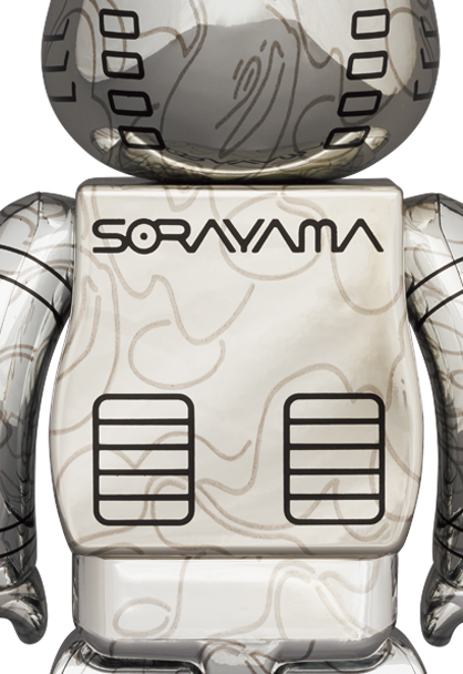 Medicom Be@rBrick BearBrick Sorayama x Bape Camo Shark - Go…