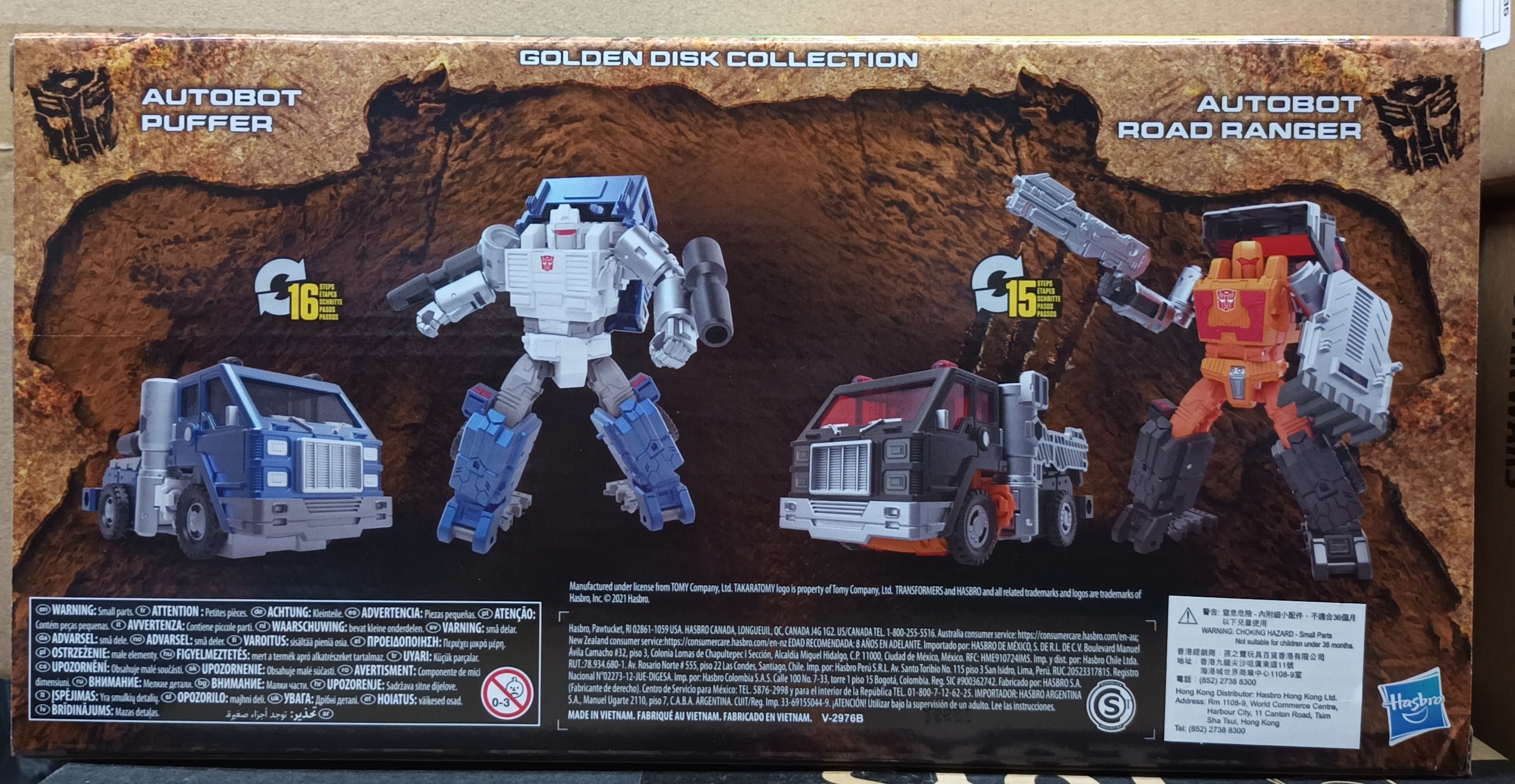 TRANSFORMERS WAR FOR CYBERTRON GOLDEN DISK COLLECTION ROAD RAGER PUFFER