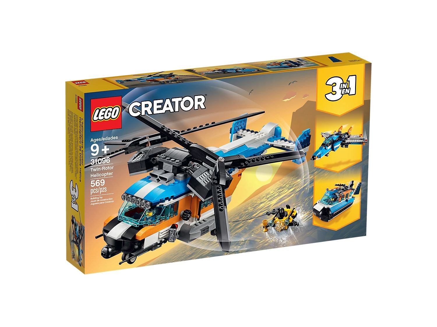 LEGO 31096 Creator Twin-Rotor Helicopter