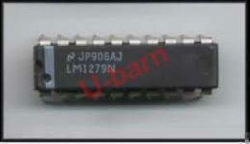 NS DIP-20,110 MHz RGB Video Amplifier System with, LM1279N