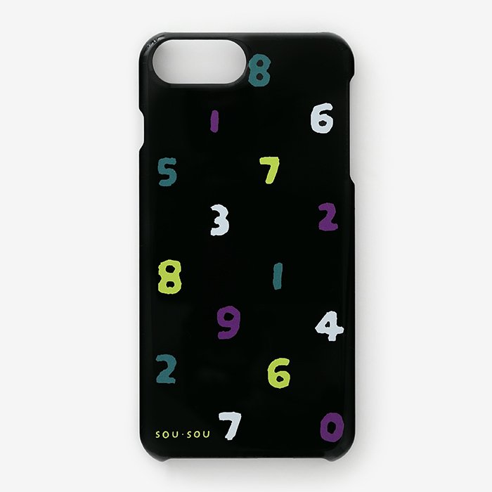 SO-SU-U Phone 6 Plus 6S Plus 7 Plus 8 Plus Cover Case 4-color Black (Yonmi Nurebairo) - Made in Japan
