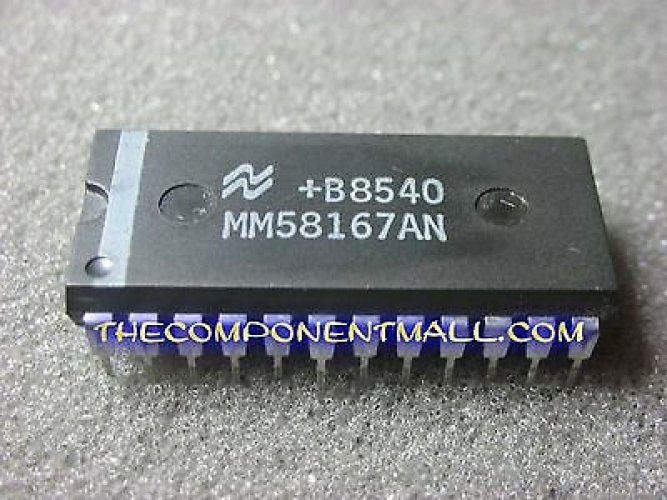 NS MM58167AN DIP-24 Microprocessor Real Time Clock