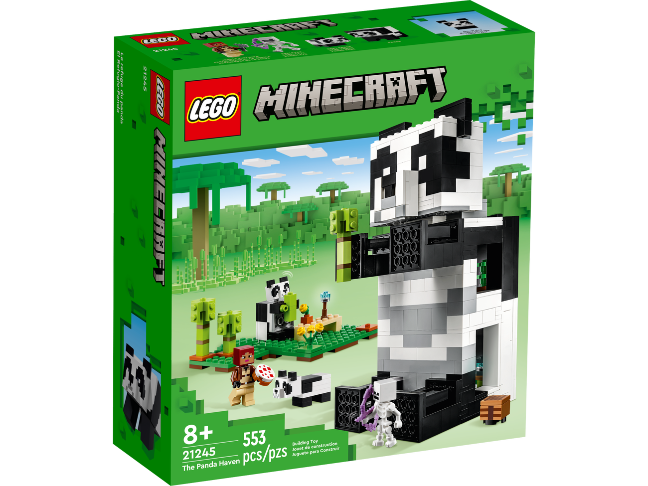 LEGO Minecraft Series 21245 The Panda Haven