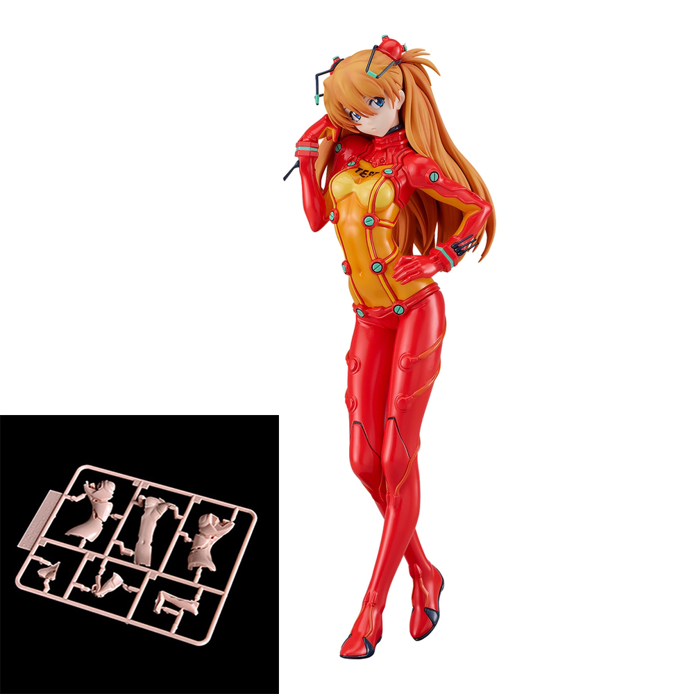 Max Factory PLAMAX Evangelion: 2.0 You Can [Not] Advance Asuka Shikinami Langley Plastic Model with Bonus Parts
