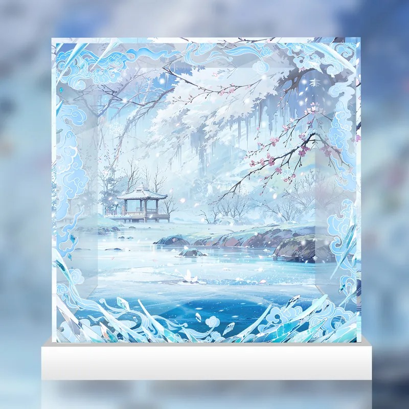 【AOWOBOX】擎蒼工作室 洛天依 梨花雪Ver.手辦 高透手辦主題展示盒