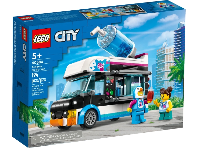 LEGO City Series 60384 Penguin Slushy Van