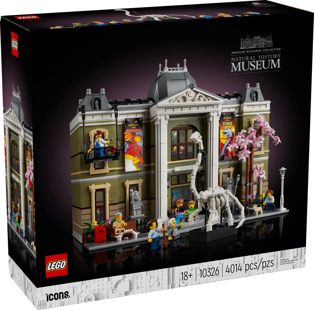 LEGO ICONS 10326 Modular Buildings Collection Museum of Natural History