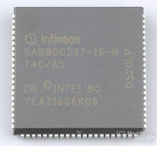 SAB80C537-16N PLCC-84 8-Bit CMOS Single-Chip