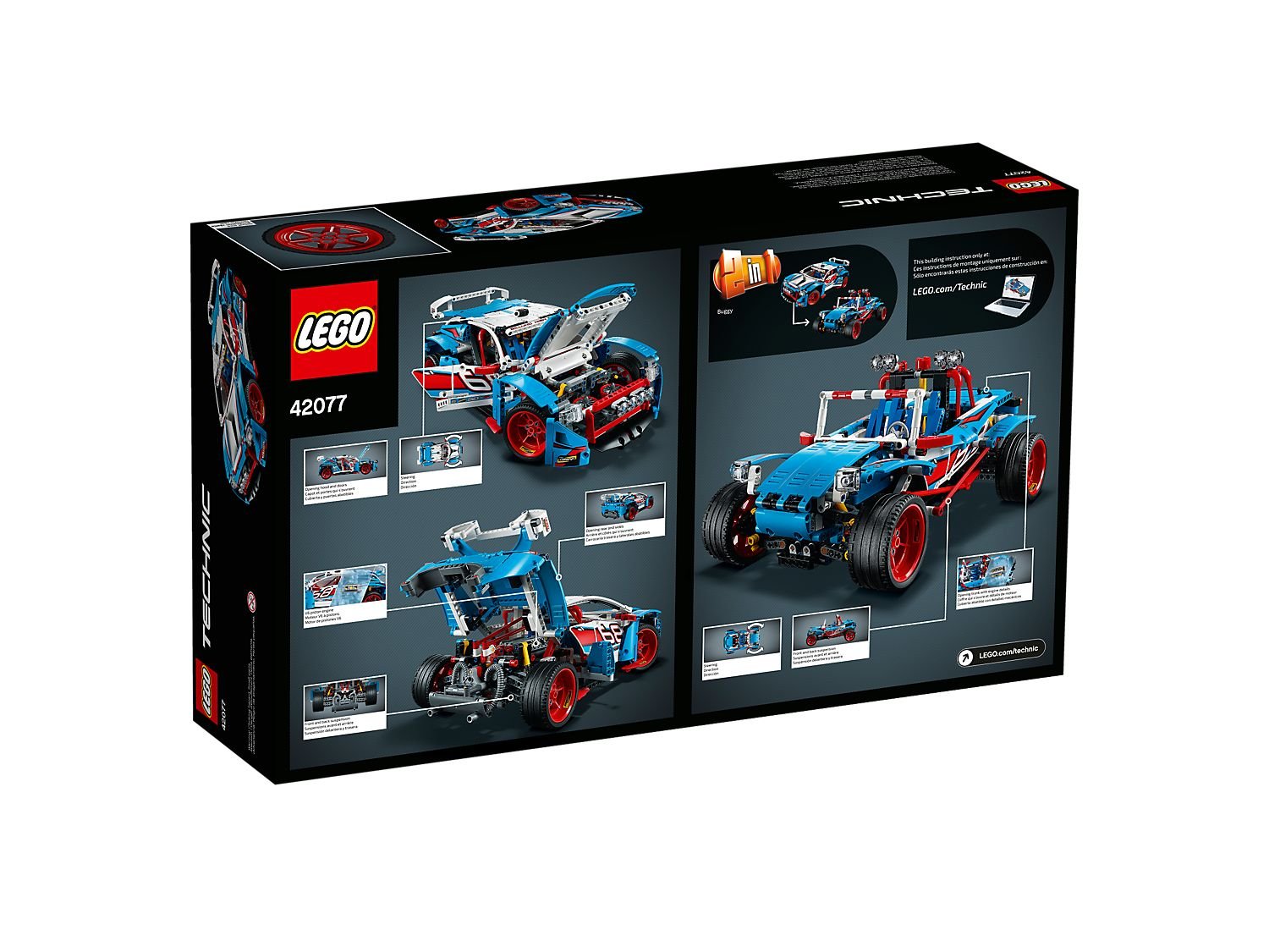 LEGO 42077 Technic Rally Car 673419282932| eBay