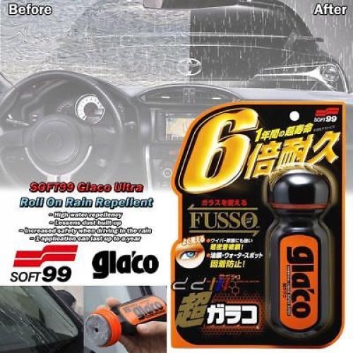 SOFT99 Ultra Glaco Liquid Car Windshield Mirror Rain Water Repellent 70ml