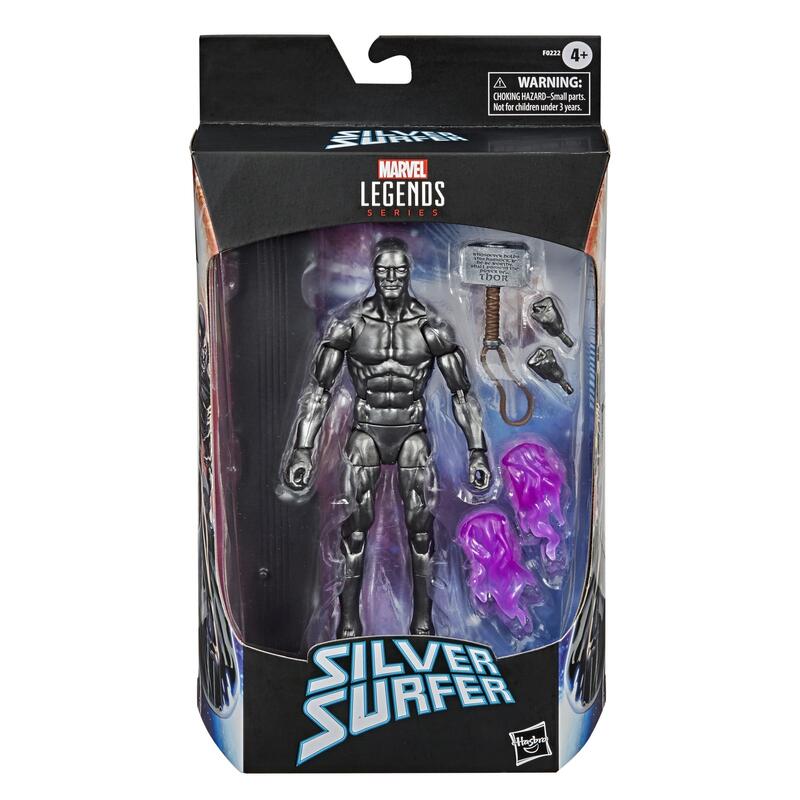 HASBRO MARVEL LEGENDS SERIES 6 INCH [SILVER SURFER W/MJOLNIR] Action Figure