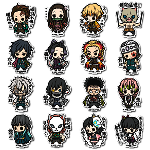 Demon Slayer: (Kimetsu No Yaiba) 16 complete set B-side Label