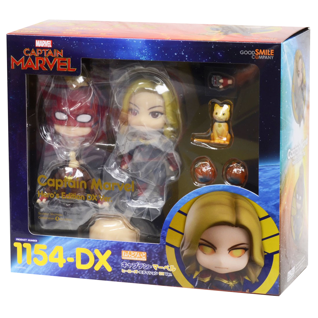 Good Smile Nendoroid 1154-DX Captain Marvel : Hero`s Edition DX