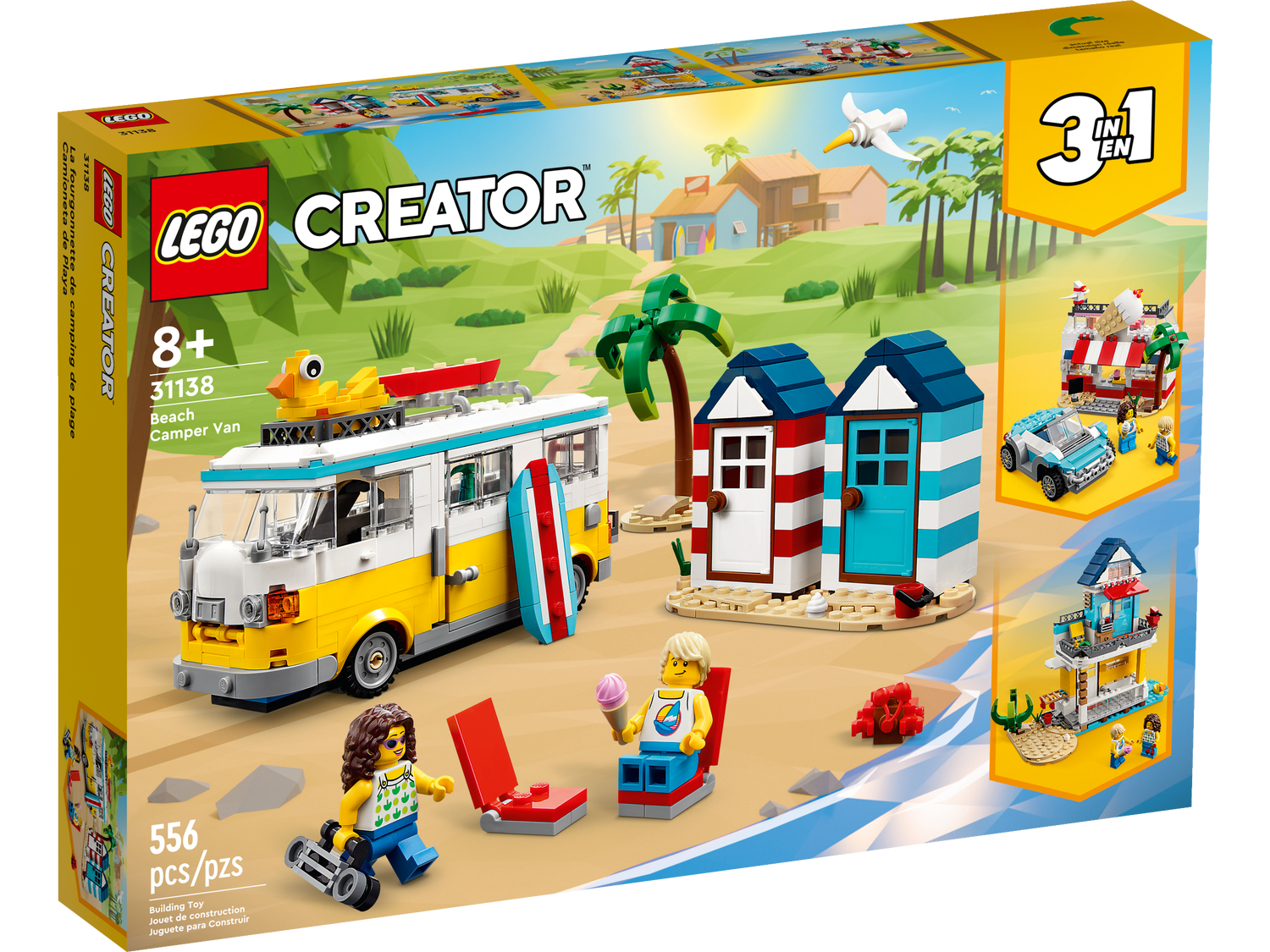 LEGO Creator 3-in-1 Series 31138 Beach Camper Van