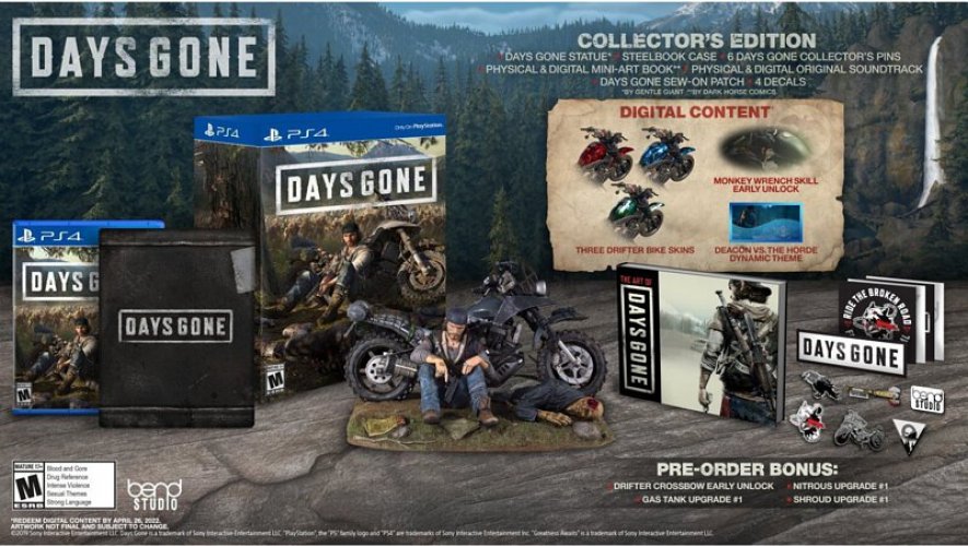 PlayStation 4 Game PS4 Days Gone: Collector’s Edition Chinese/English Version PS4-1232