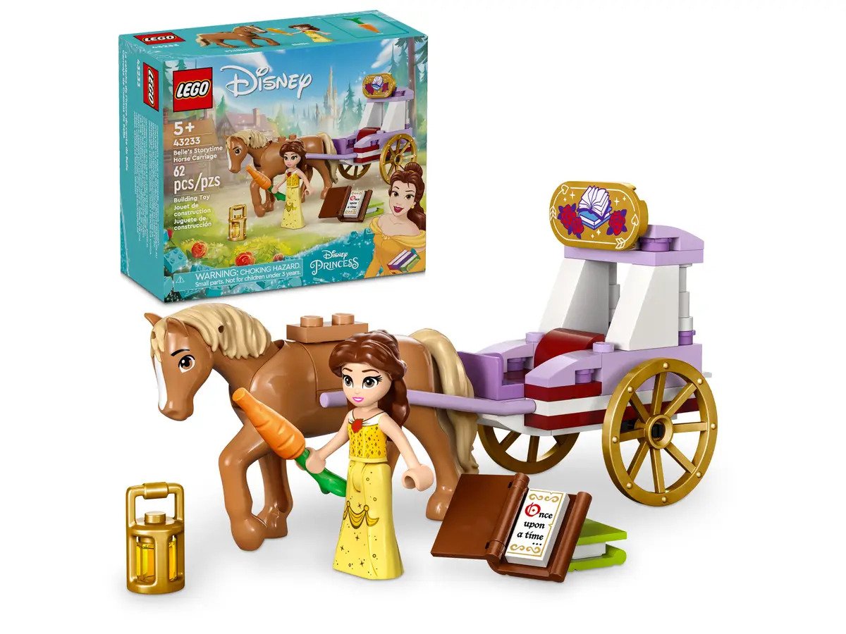 LEGO Disney Princess Series 43233 Belle's Storytime Horse Carriage
