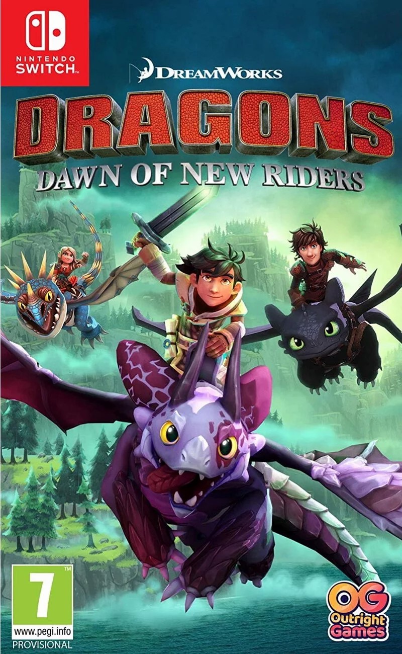 Nintendo Switch Game NS Dreamworks Dragons Dawn Of New Riders