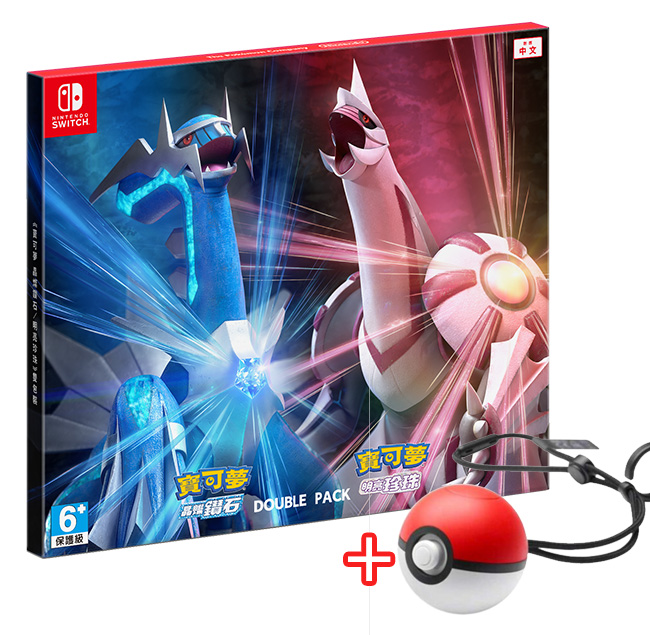 Pokemon Brilliant Diamond / Shining Pearl Double Pack + PokeBall Plus (Asia Ver)