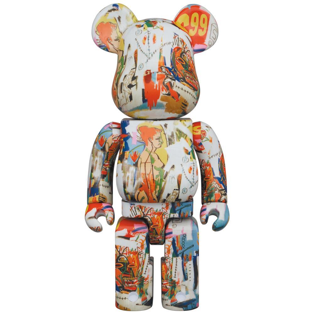 Medicom Be@rBrick BearBrick  Andy Warhol x JEAN-MICHEL BASQUIAT #4 1000％