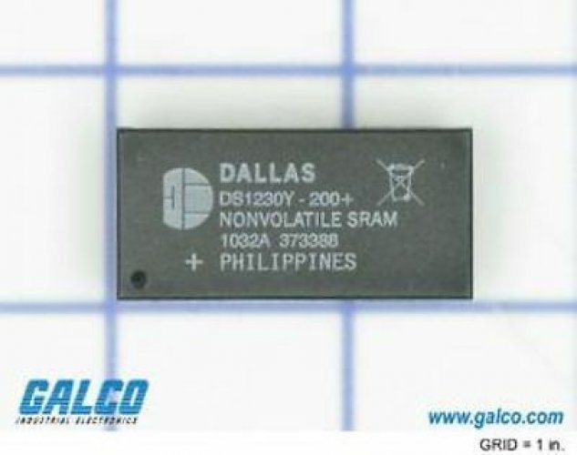 DALLAS DS1230Y-200 DIP-28 256k Nonvolatile SRAM