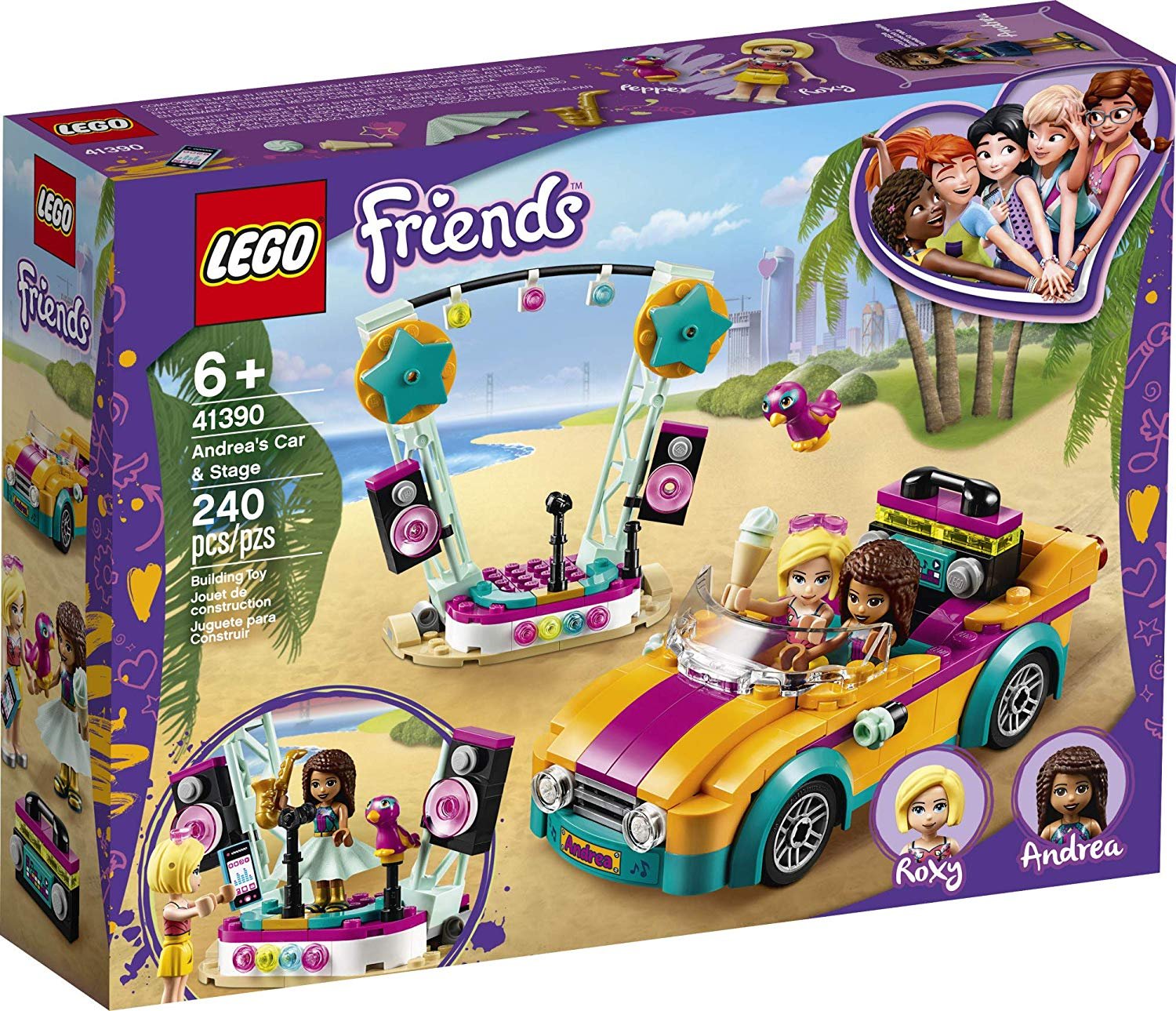 LEGO Friends 41390: Andrea's Car & Stage