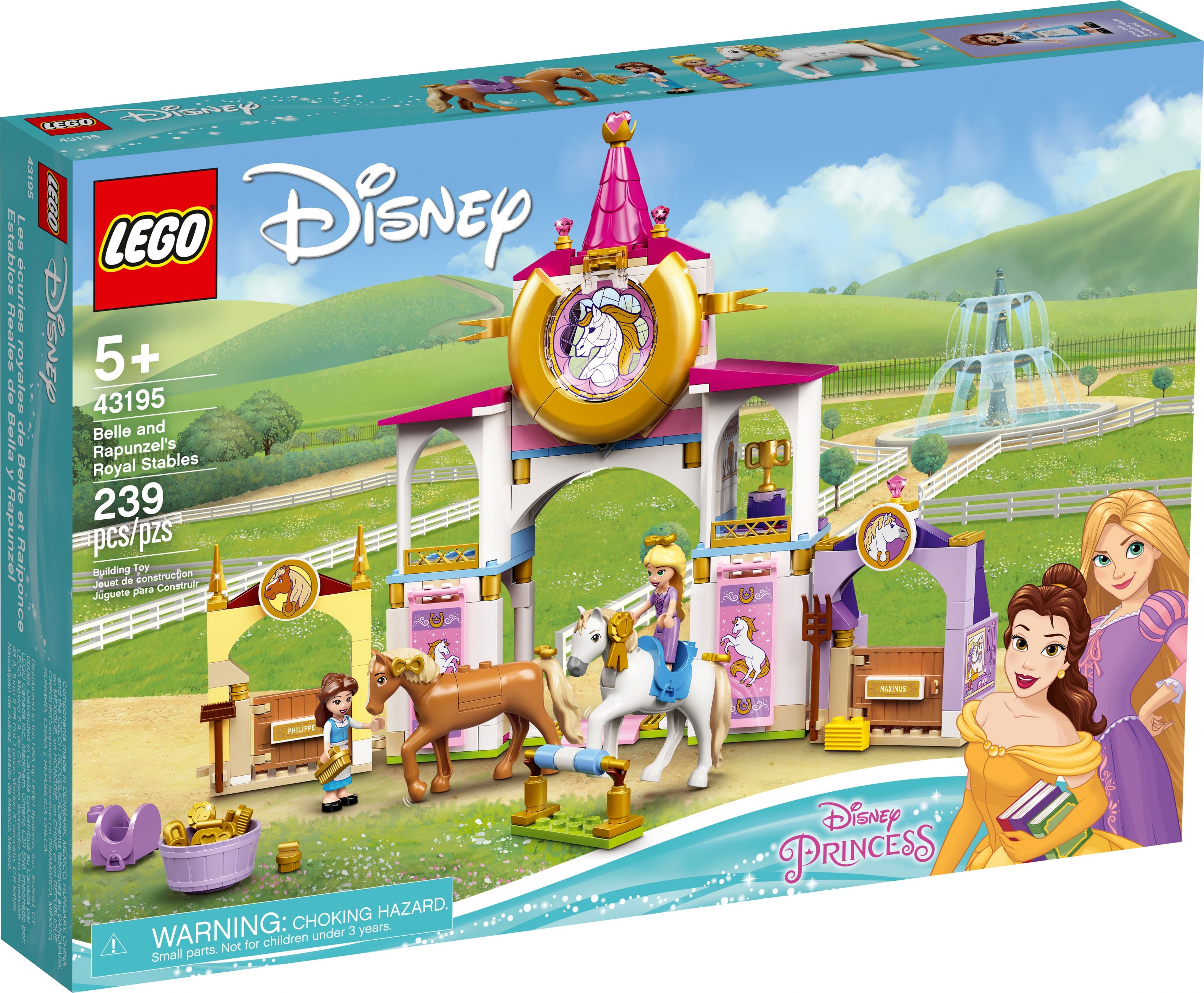 LEGO 43195 Disney Belle and Rapunzel's Royal Stables