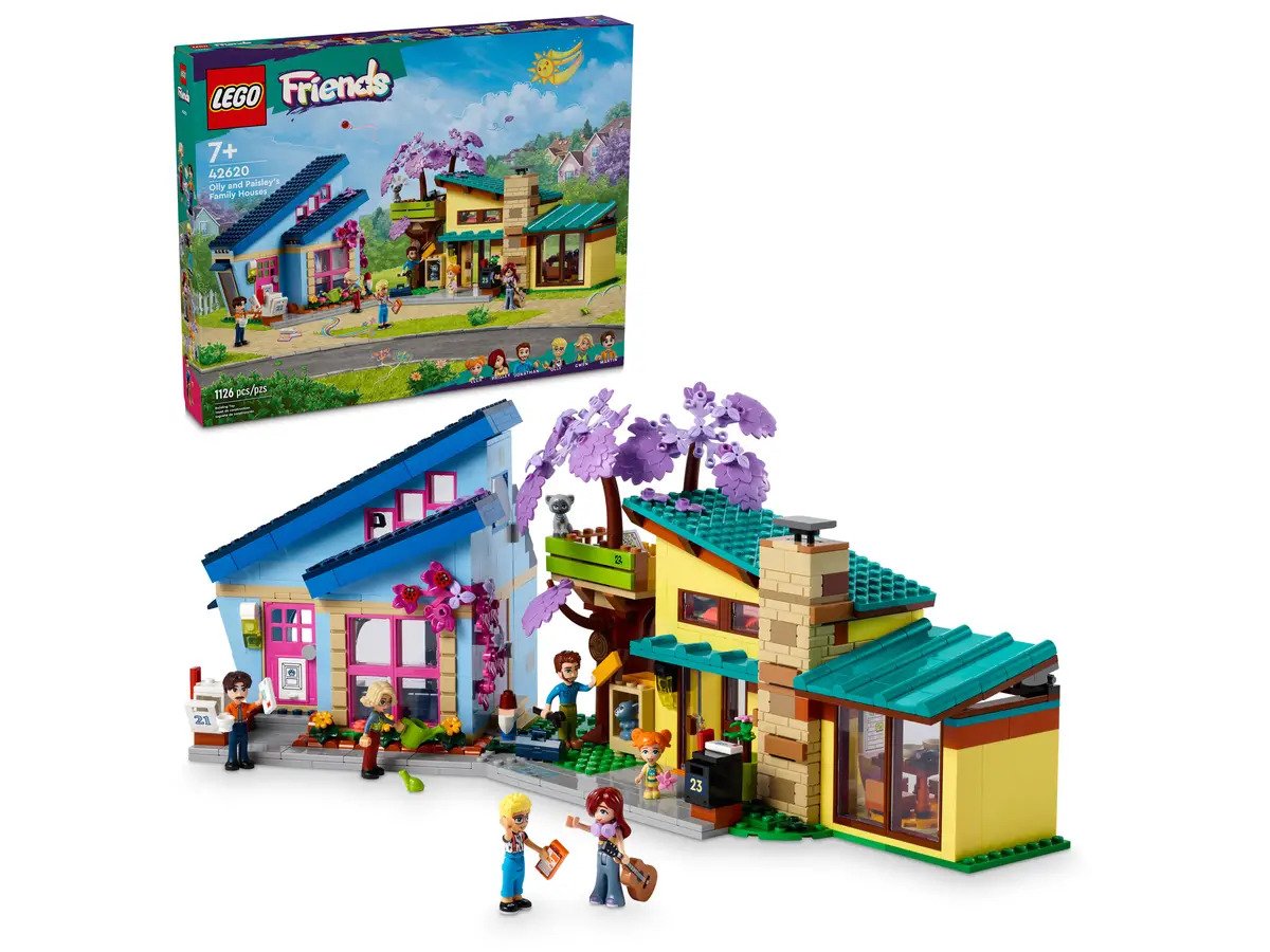 LEGO Friends Series 42620 Olly and Paisley's Family Houses