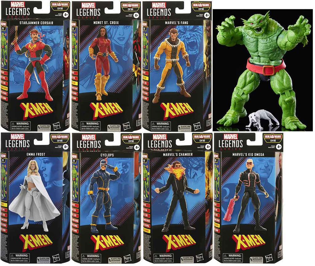 Hasbro Marvel Legends X-Men Ch’od wave Set of 7pcs
