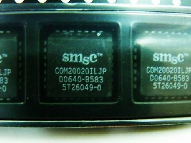 SMC COM20020ILJP PLCC-28 5Mbps ARCNET (ANSI 878.1)