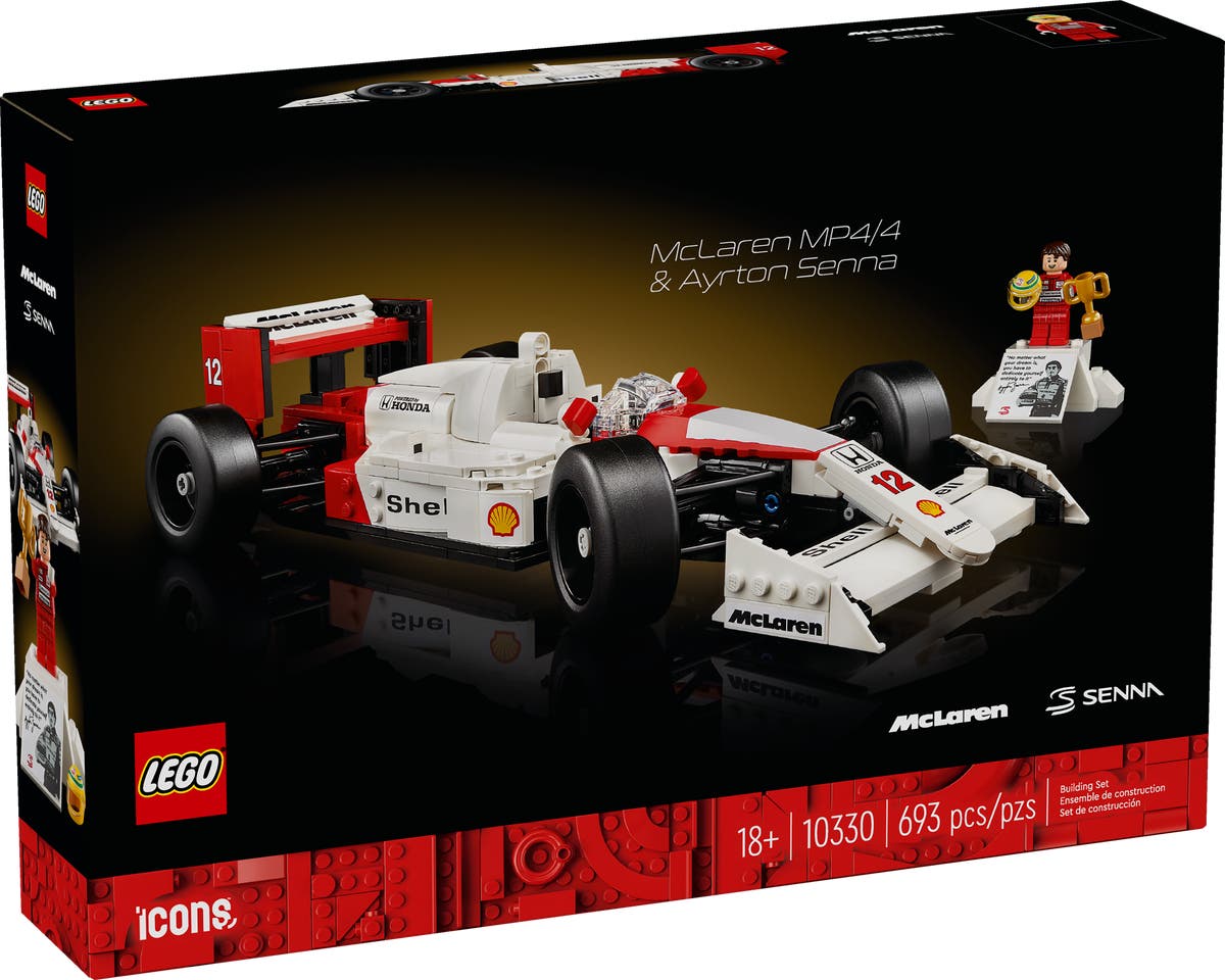 LEGO Icons Series 10330 McLaren MP4/4 & Ayrton Senna