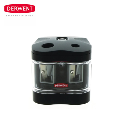 DERWENT 2302332 Electric Twin hole Pencil sharpener