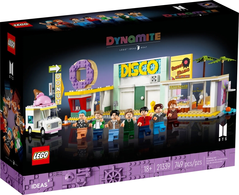 LEGO IDEAS Series 21339 BTS Dynamite