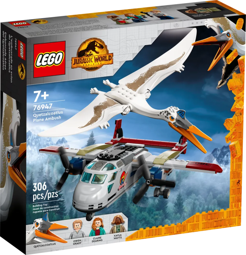 LEGO  Jurassic Park 76947 Quetzalcoatlus Plane Ambush