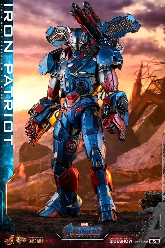 Hot Toys MMS547D34 Marvel Avengers: End Game Iron Patriot