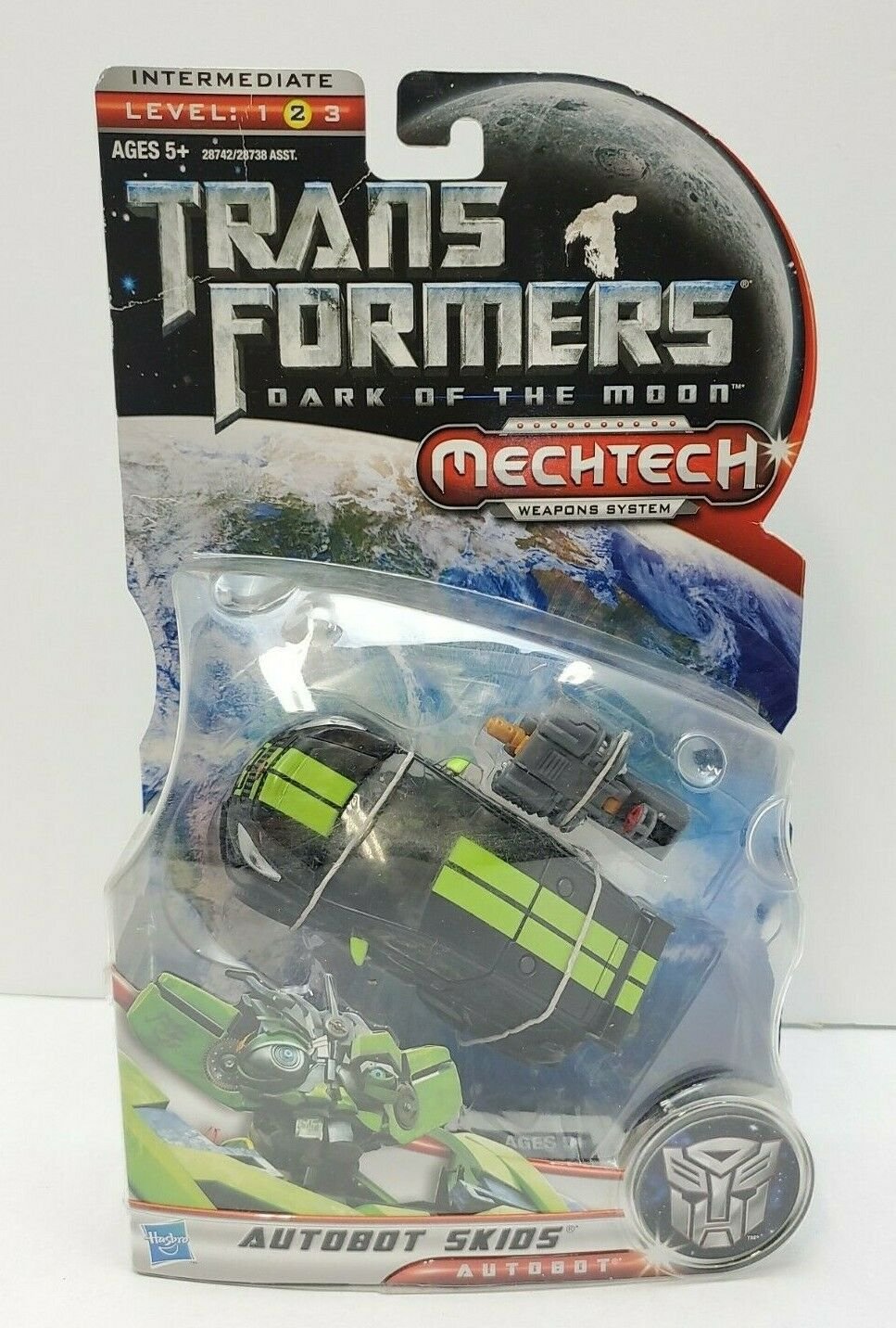 Hasbro TRANSFORMERS DOTM MECHTECH AUTOBOT SKIDS DELUXE DARK OF THE MOON