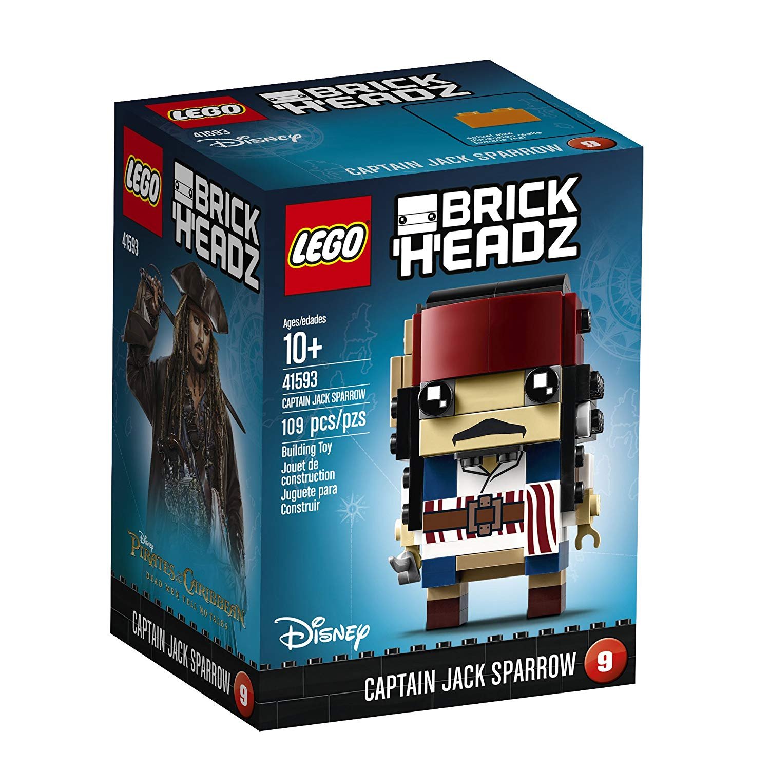 LEGO 41593 BrickHeadz Captain Jack Sparrow