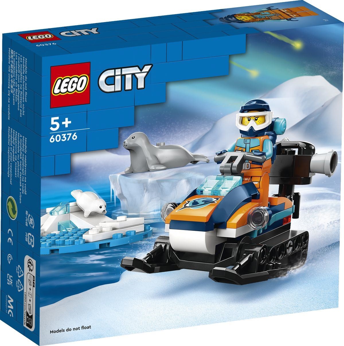 LEGO City Series 60376 Arctic Snowmobile