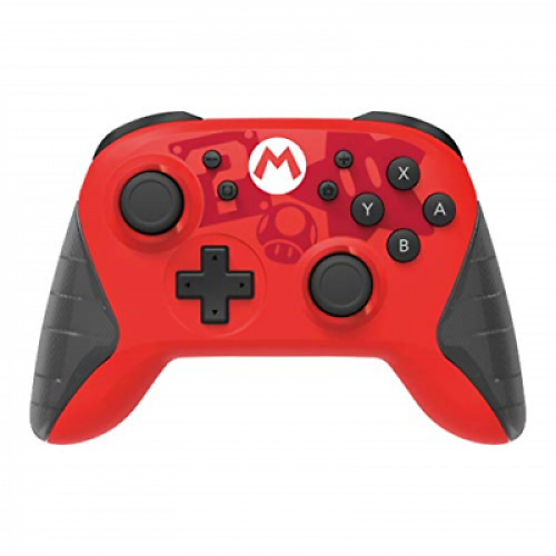 HORI Nintendo Switch Wireless HORIPAD Mario Edition Rechargeable Controller NEW