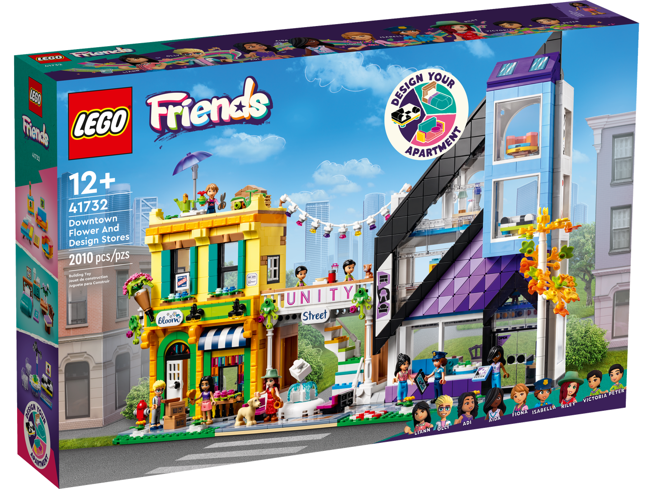 LEGO Friends Series 41732 Downtown Flower and Design Stores
