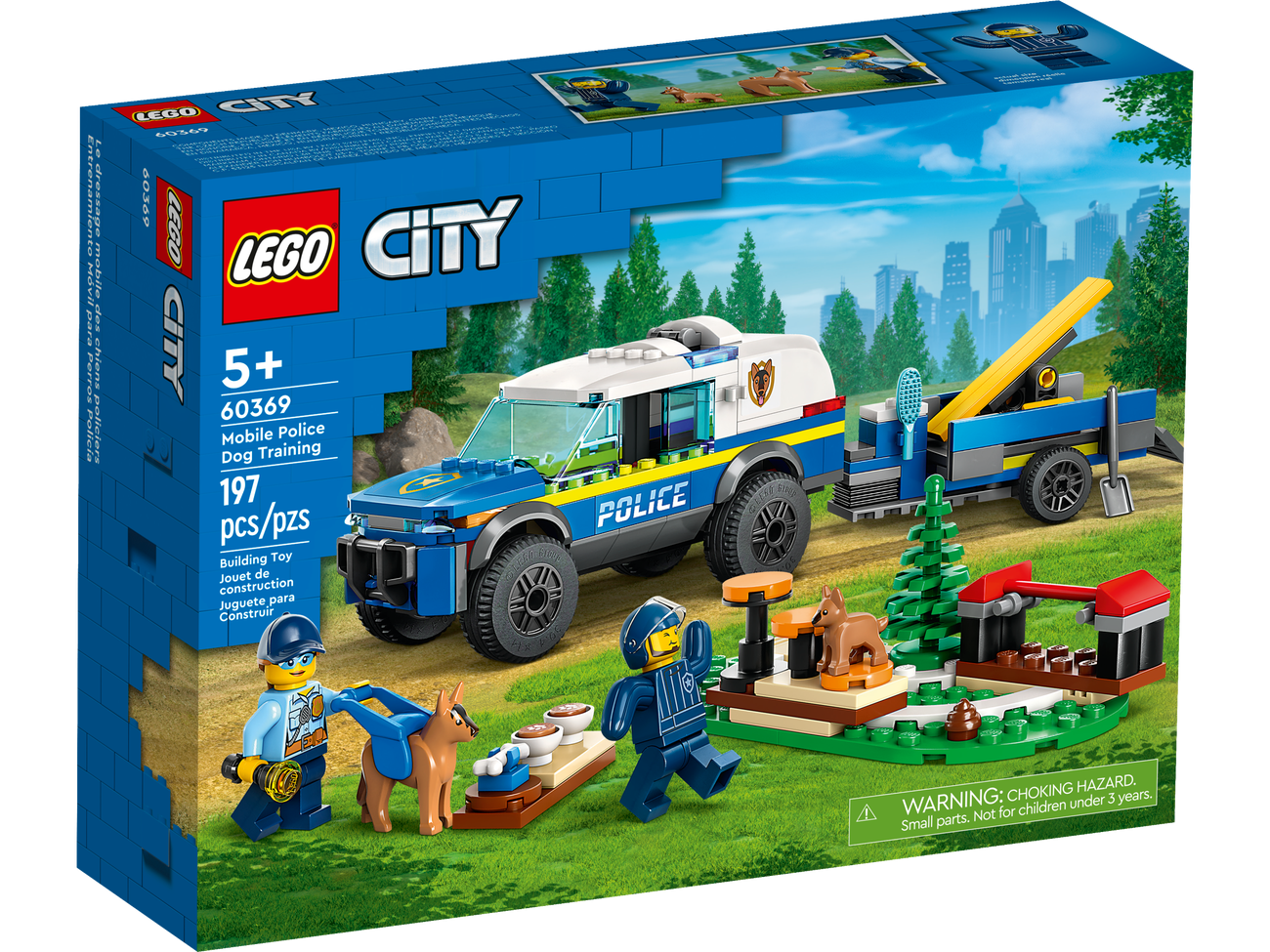 LEGO City Series 60369 Mobile Police Dog Training