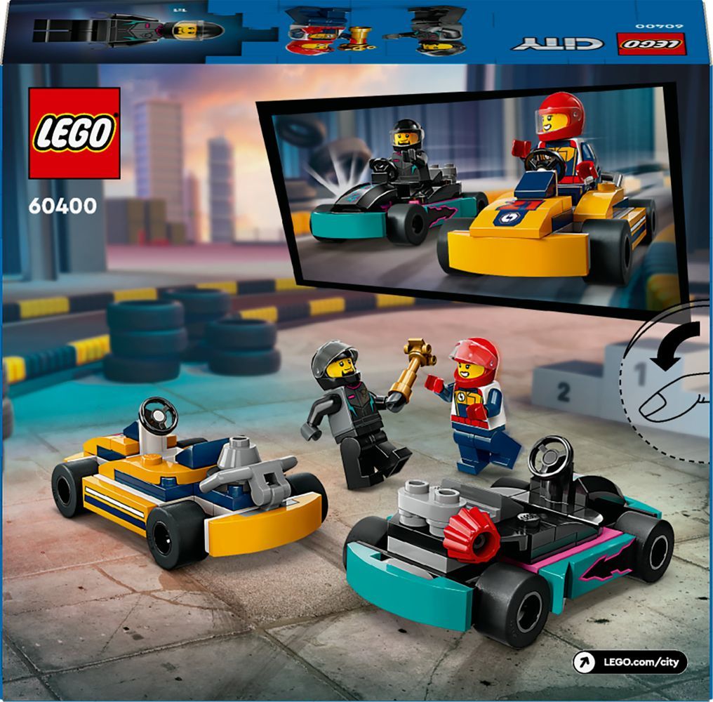 LEGO City Series 60400 Go-Karts and Race Drivers