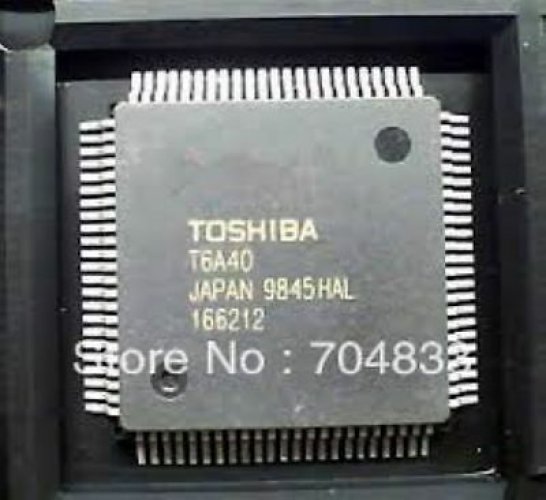 TOSHI T6A40 QFP ROW DRIVER FOR A DOT MATRIX LCD