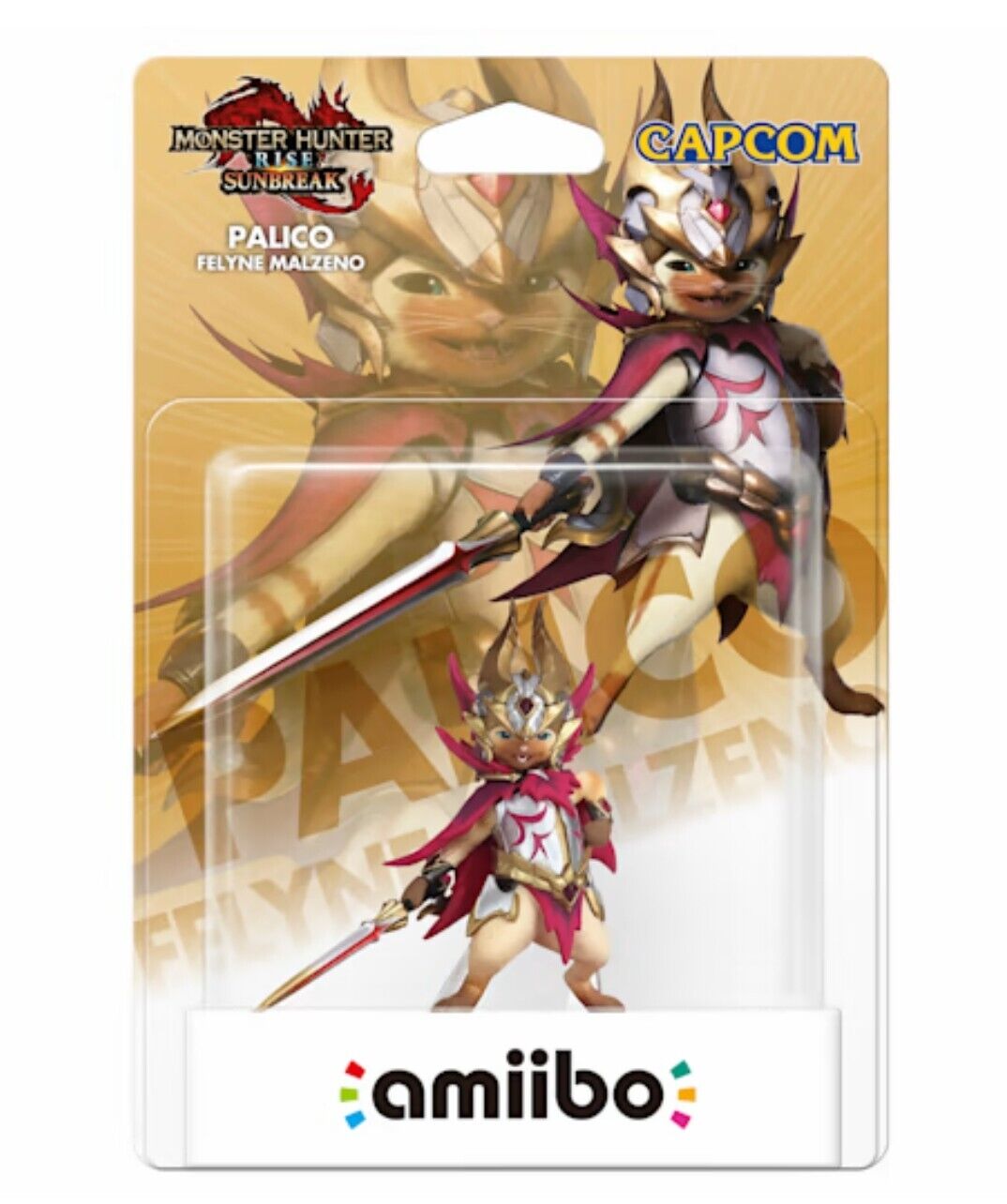 Nintendo Amiibo Monster Hunter Sunbreak Felyne Malzeno Palico For Switch NS