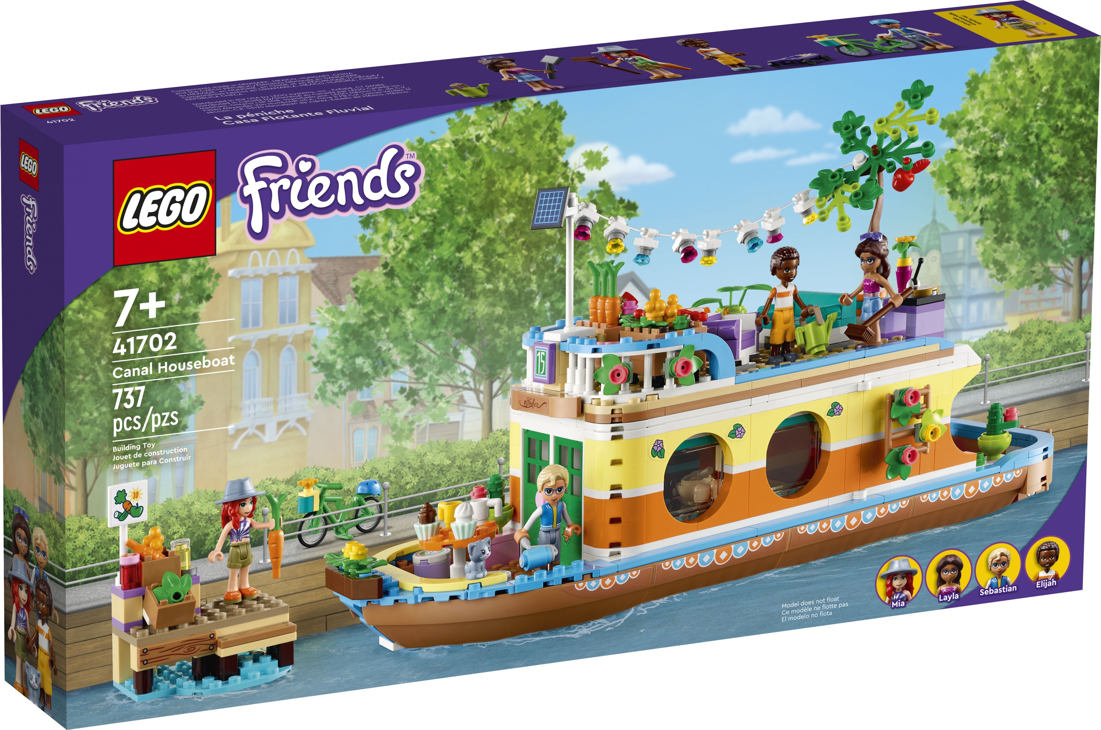 LEGO 41702 Friends Canal Houseboat