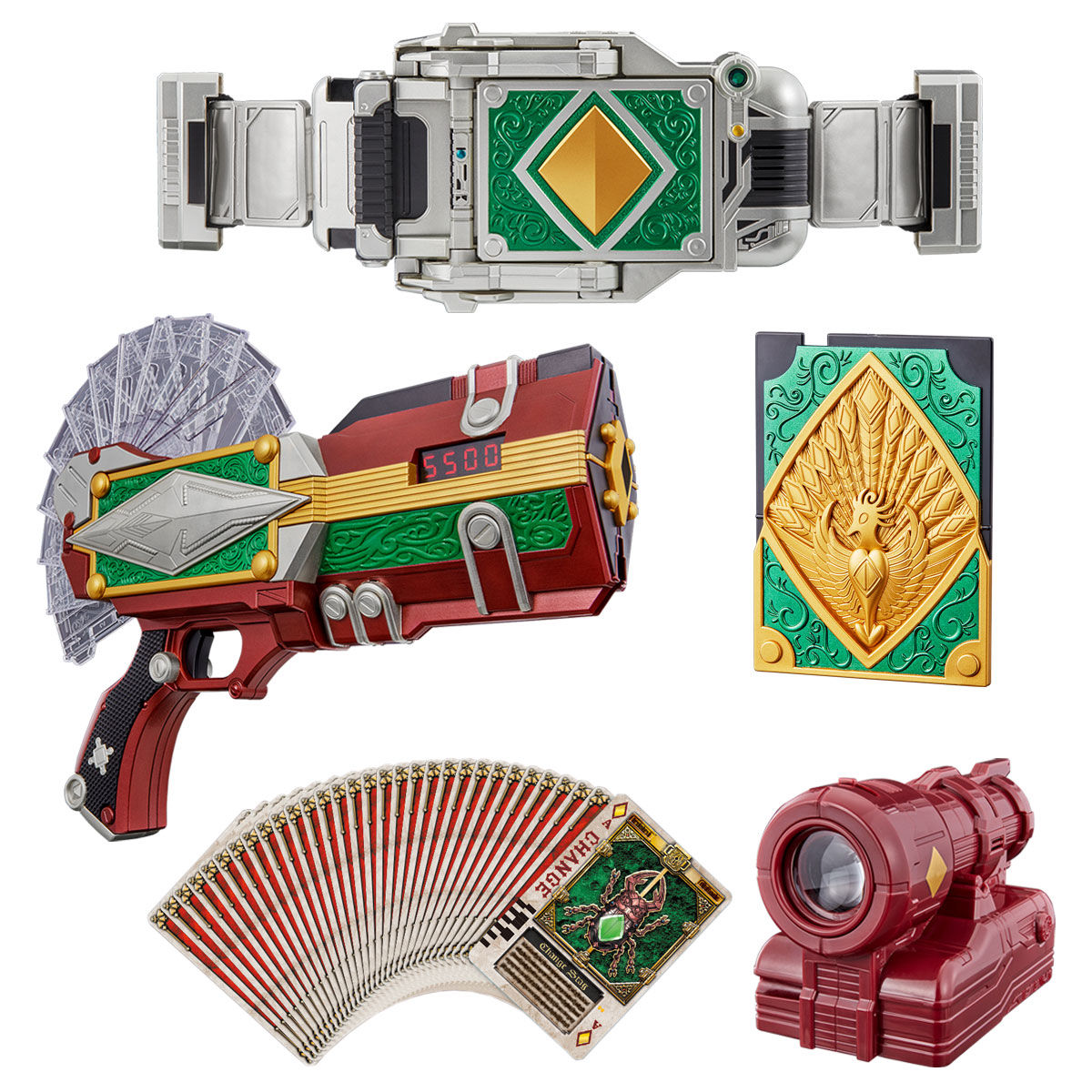Bandai Kamen Rider Garren CSM Garrenbuckle & Rouseabsorber & Garrenrouzer Henshin Belt Full Set
