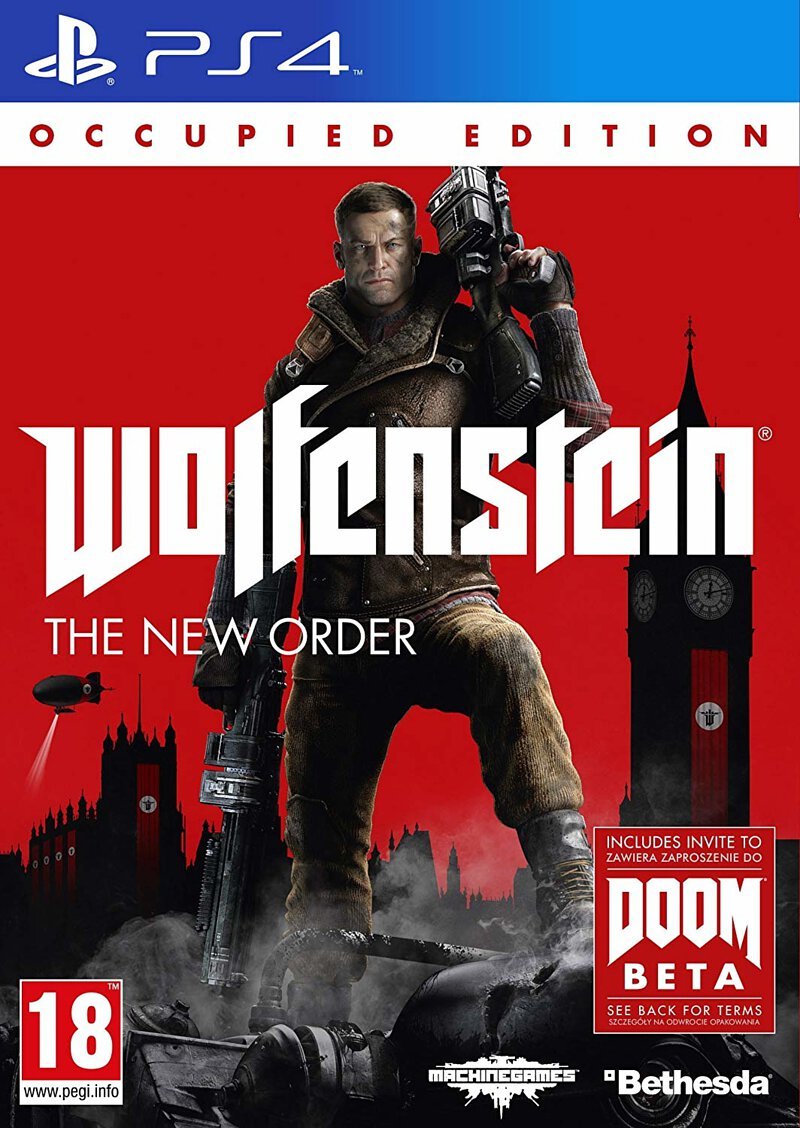 PlayStation 4 Game PS4 Wolfenstein The New Order Occupied Edition
