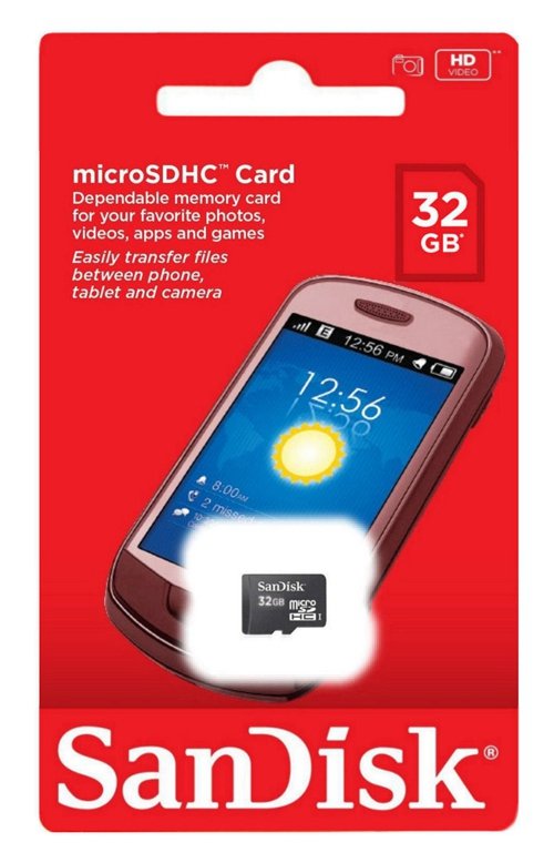 Sandisk 32GB MicroSDHC Class 4 SDSDQM 032G